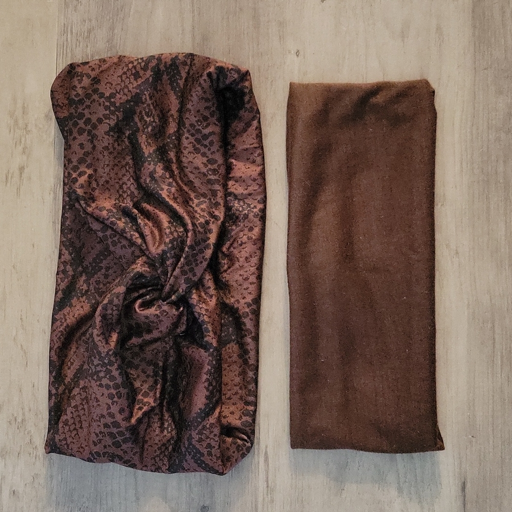 Twisty & Solid Headbands - 2 count